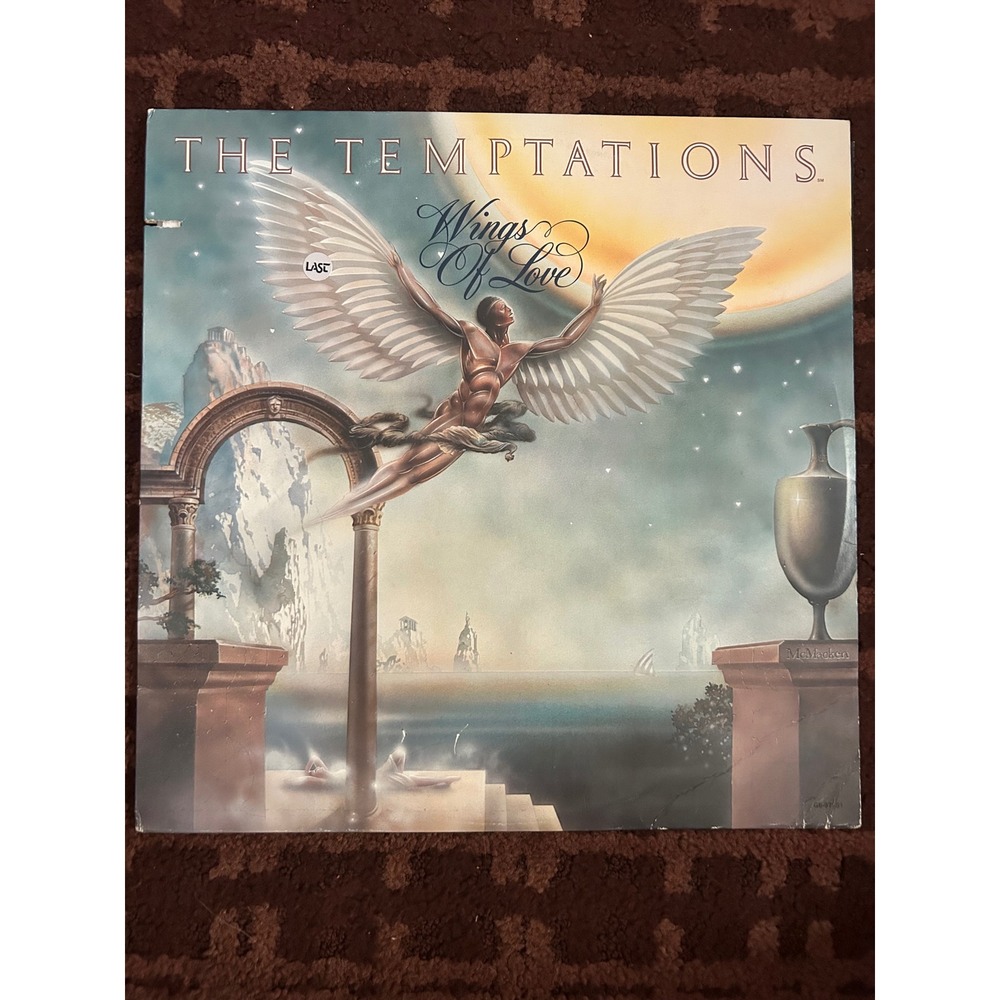 The Temptations Wings of Love Vinyl LP 1976 Gordy‎ G6-971S1 Soul R&B Record
